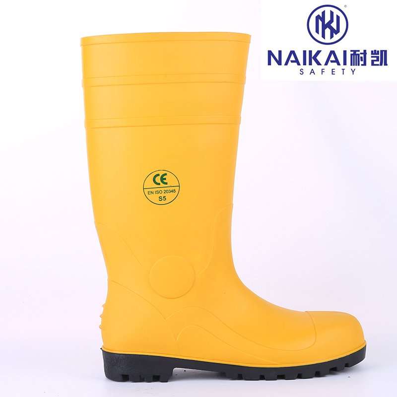 Factory Direct Long Pvc Rain Boots Gum Boots Factory Waterproof CE Standard Plastic Pvc Rain Boots