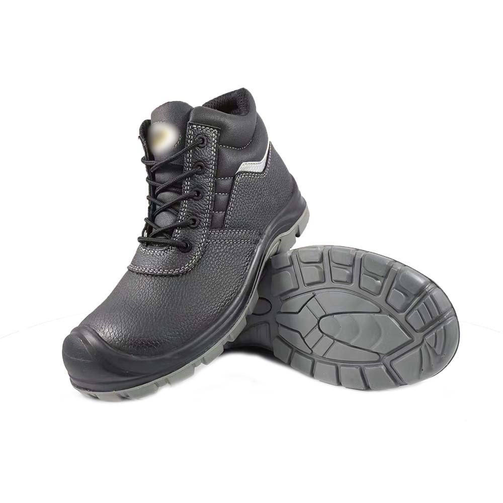 VITOSAFE High Quality Custom Black Cow Leather Working Steel Toe Safety Shoes/boots S3