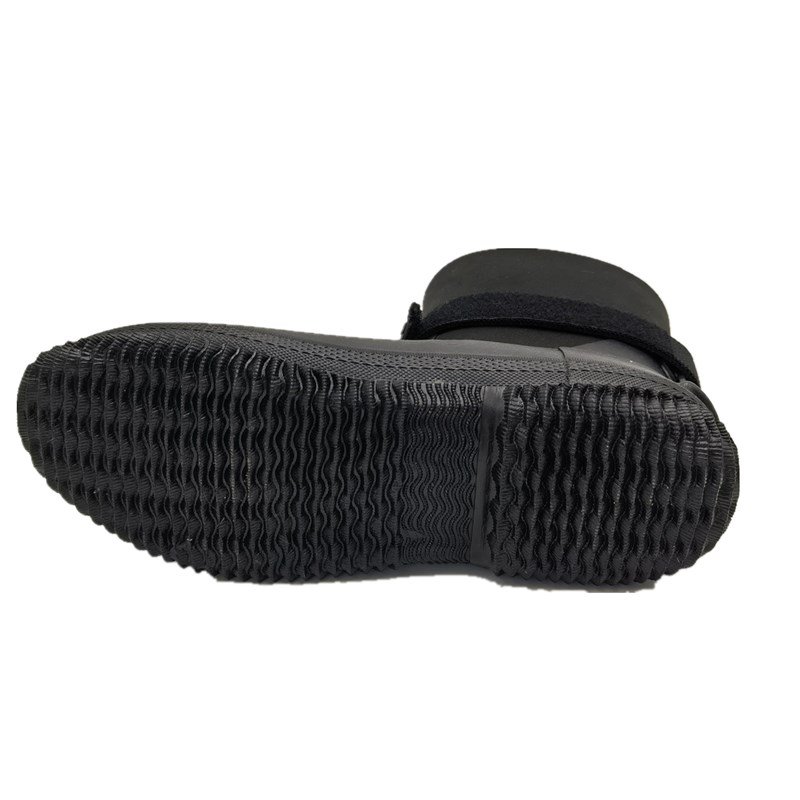6mm Neoprene Dive Boots - Scuba Diving Water Booties Glued Blind Stitch Anti-Slip Premium Sole Boots for Water Sports