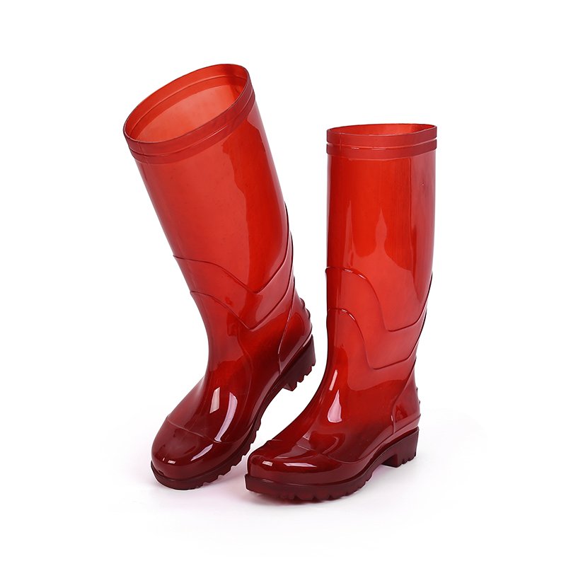 Customized Fashion Rain for Adult Industrial Unique Pvc Steel Plate Midsole Protective Boots