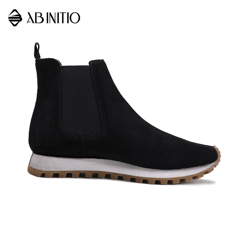 Fashion Outdoor Casual High Cut Suede Leather Mens Sneaker Boots