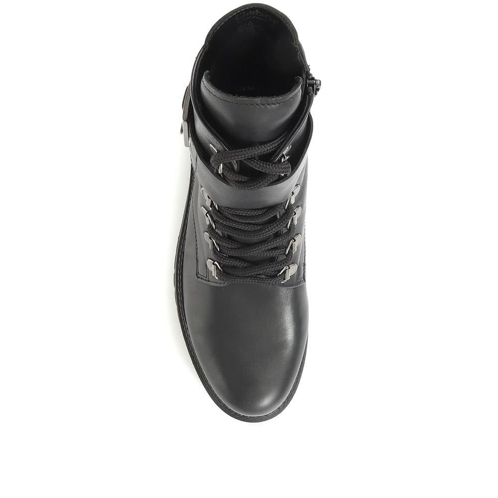 2022 Martin Boots women's winter new cashmere thickened side zipper ankle boots women's head layer cowhide boots