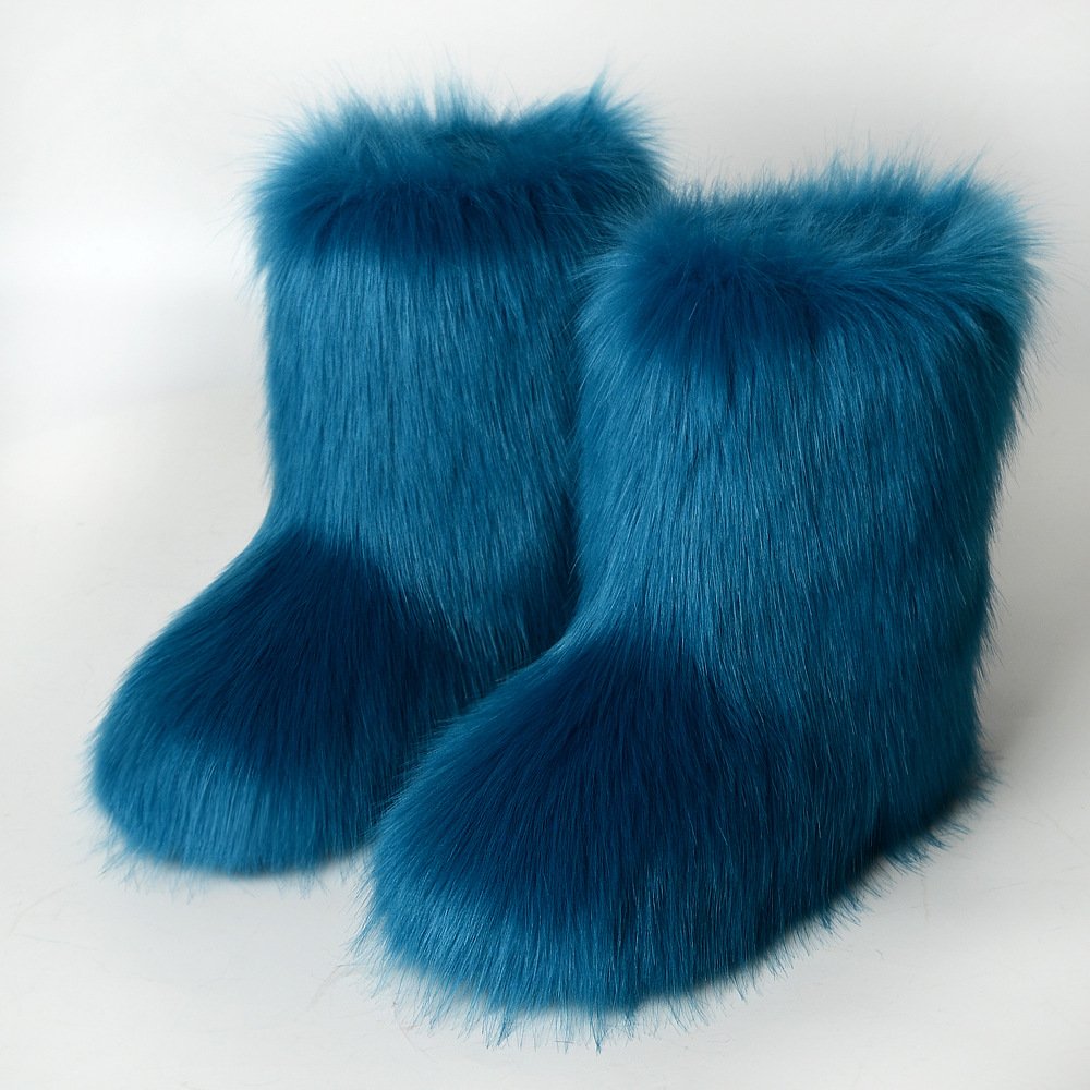 Fall Winter Women Wholesale Warm and antiskid high quality Mongolian fur boots for women