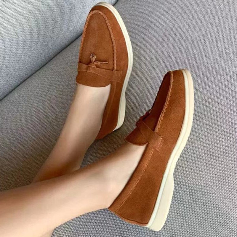 Hot selling Custom casual Women Shoes Comfortable PU leather loafers Fashionable Women High Top soft Flat Shoes