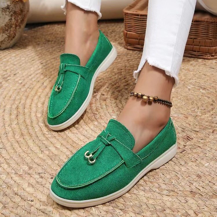 Hot selling Custom casual Women Shoes Comfortable PU leather loafers Fashionable Women High Top soft Flat Shoes