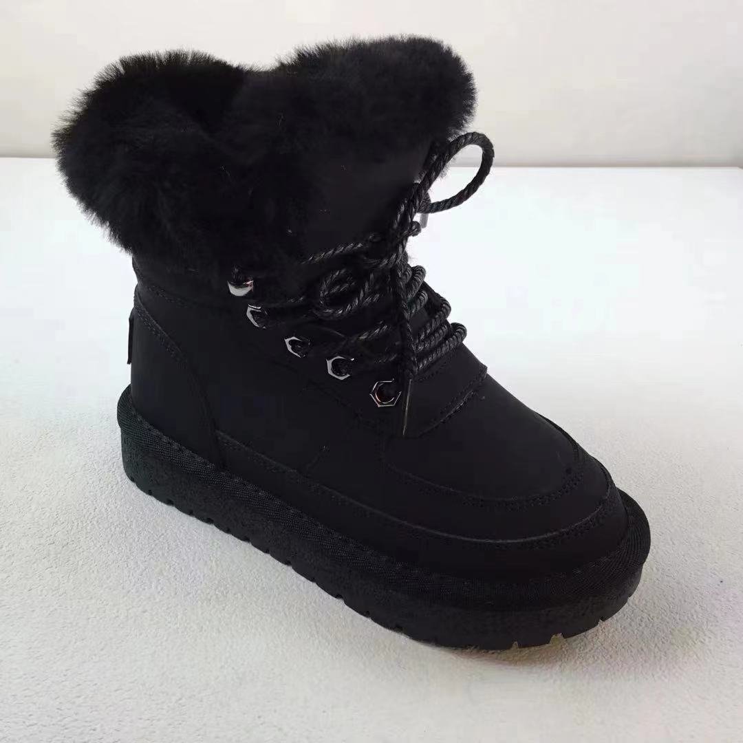2023 elegant classic soft warm winter ankle Boots shoes for kids boys girls
