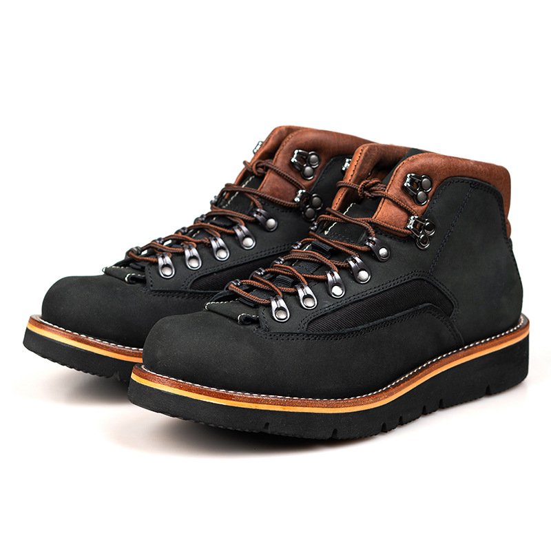Hot Sale Fashion Designer Genuine Leather quality Boots Men Shoes Men's Boots
