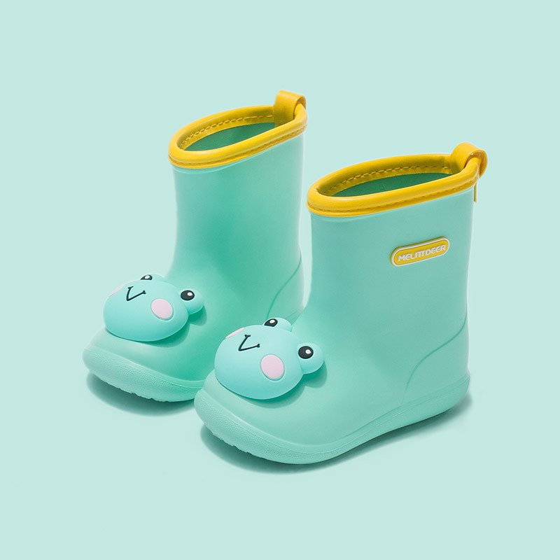 Children Rain Boots Cartoon Boys and Girls Outdoor Baby Rain Boots Non-slip Soft Cute Rainboots EVA Wholesale Waterproof Kids
