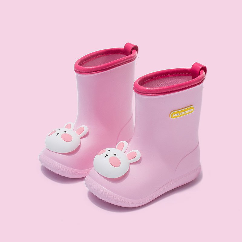 Children Rain Boots Cartoon Boys and Girls Outdoor Baby Rain Boots Non-slip Soft Cute Rainboots EVA Wholesale Waterproof Kids
