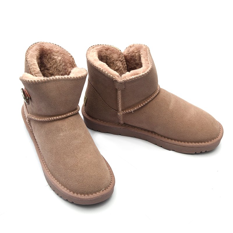 wholesale ladies winter shoes old lady ankle warm real sheepskin boots