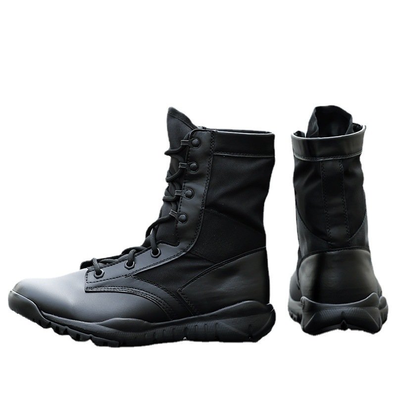 Men's Tactical Boots Desert Waterproof Work Safety Boots Climbing Sport Shoes Outdoor Hiking Combat Boots