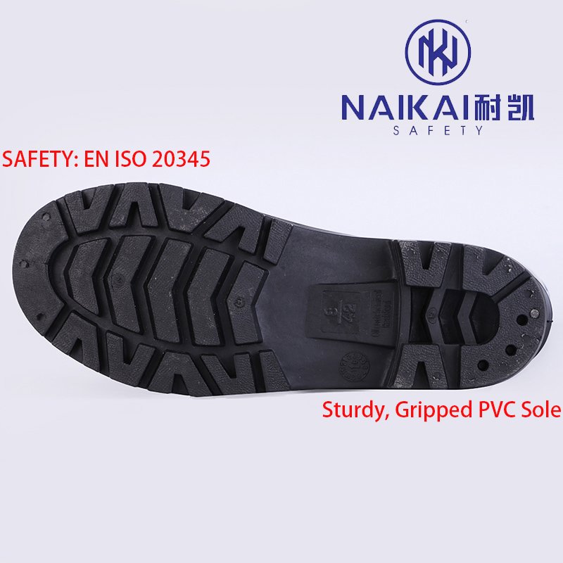 Wholesale High Quality Factory Direct Steel Toe Plastic Safety Waterproof PVC Safety Rain Boots