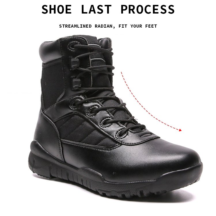 FLYFIT Men Mid Top Shoes Boots Shoes Outdoor Tactical Shoes