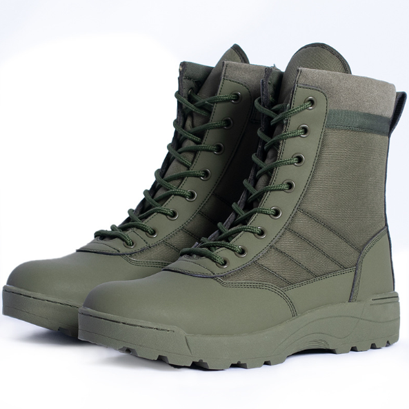 TSB09 Original S.W.A.T PARASHOT light weight Cow leather or Microfiber Suede Green duty desert boots