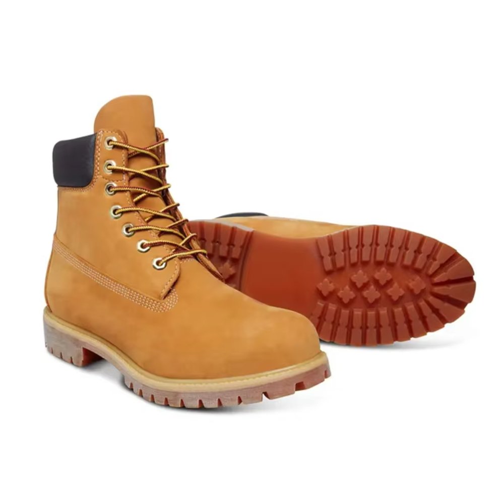 New Arrival Fashion Classic Boots Men's Rhubarb Boots High-top British Tooling Men's Shoes Autumn Waterproof Men's Boots