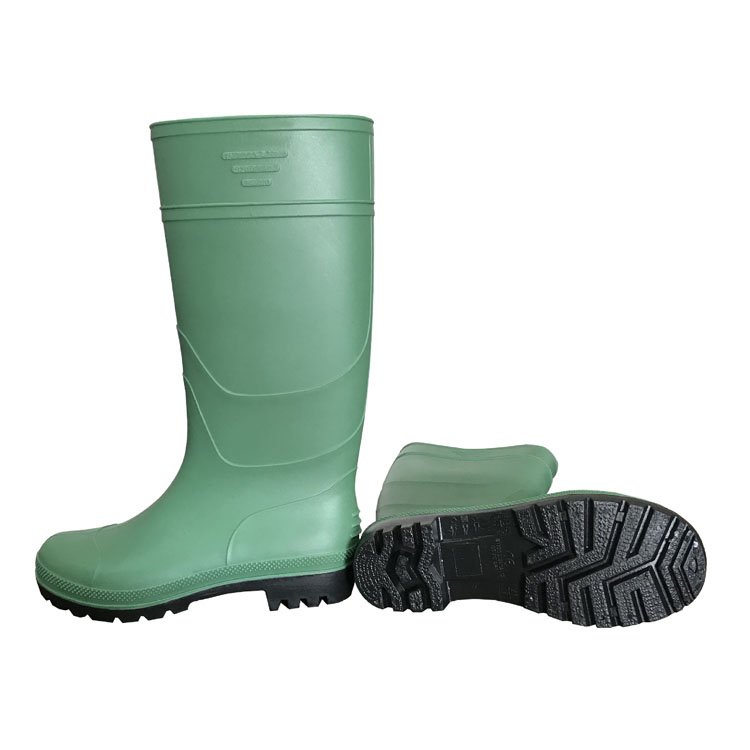 General Protection Footwear Gumboots Safety Rain Boots Steel Toe Yellow Boots