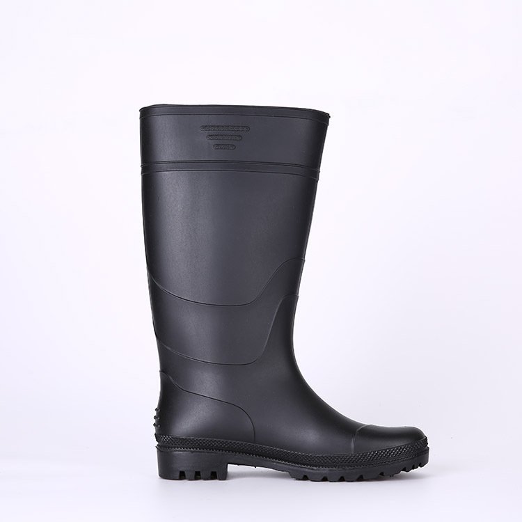 General Protection Footwear Gumboots Safety Rain Boots Steel Toe Yellow Boots