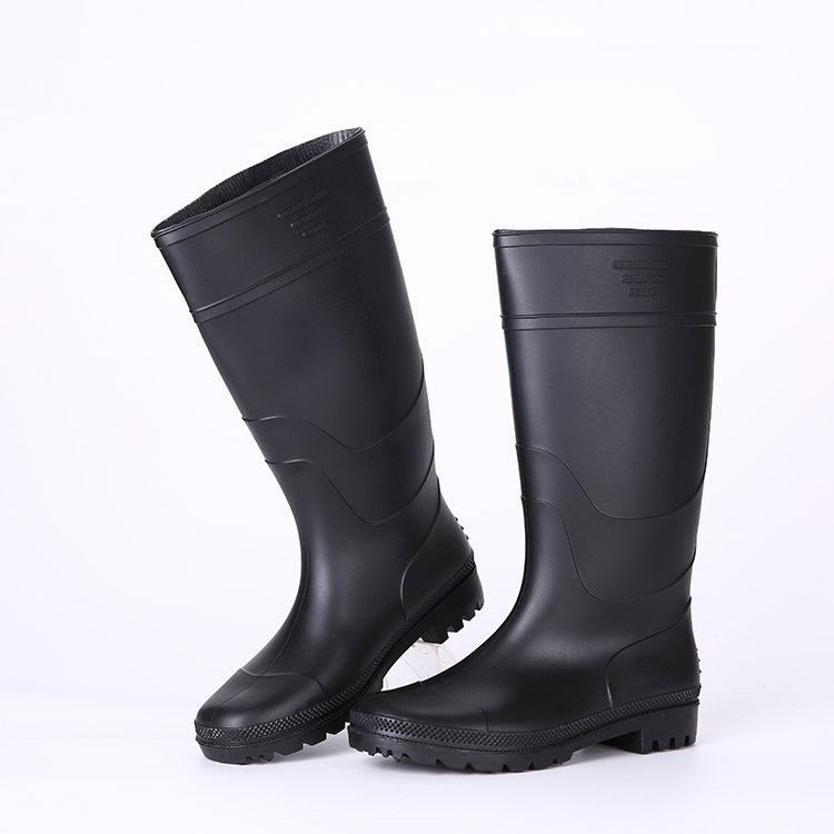 General Protection Footwear Gumboots Safety Rain Boots Steel Toe Yellow Boots