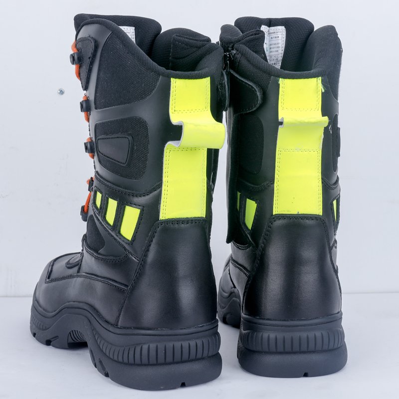 1106 custom made Fire Resistant rescue Safety Shoes flame men's retardanta esd shoes Fireman Boots