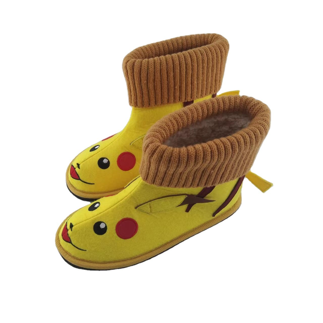 Wholesale Custom Brand Fashion Shoes Women Girls Kids Felt Snow Winter Boots Plush Winter Suede Cotton Shoes for Children CN;JIA