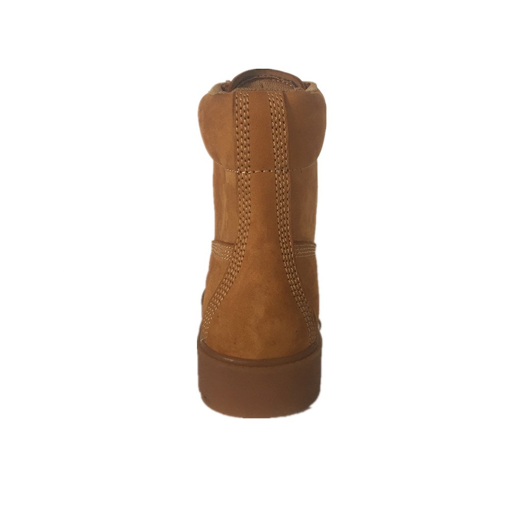 Yellow nubuck leather work boots rigger boots cheap work boots