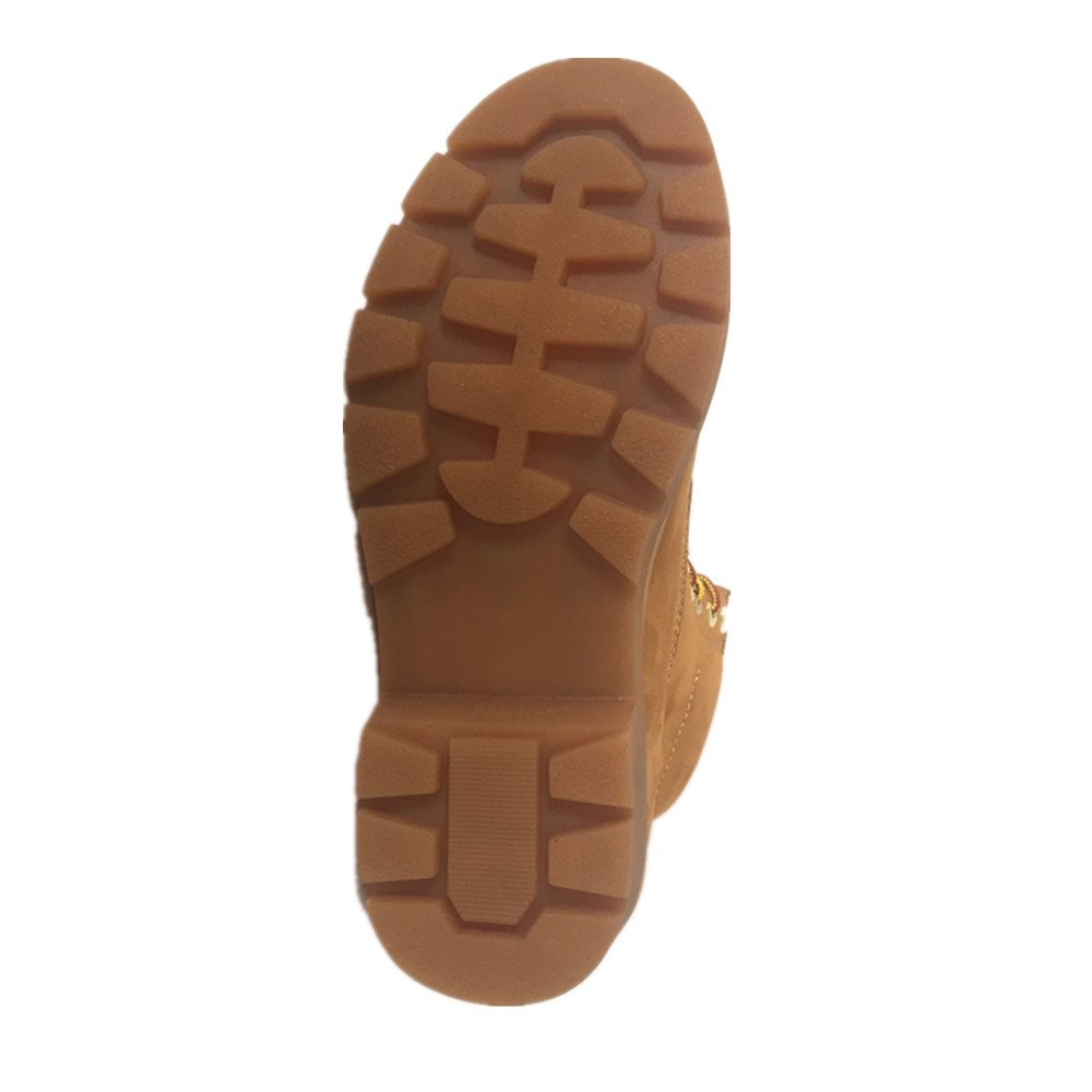 Yellow nubuck leather work boots rigger boots cheap work boots