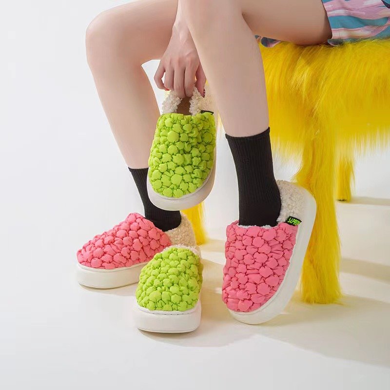 2022 hot sale boots slippers zapatillas dama kids plush slippers house slippers sneakers