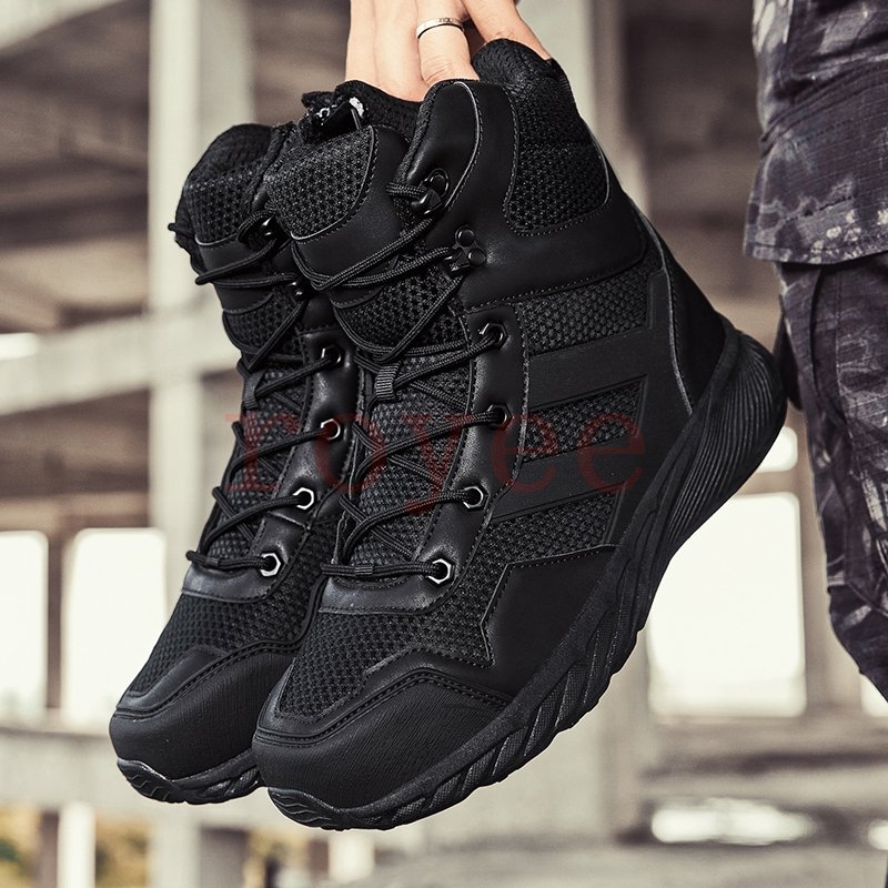 Wholesale Men Hiking Shoes Outdoor Hiking Combat Boots Work Safety Boots Men's Tactical Boots Desert Waterproof