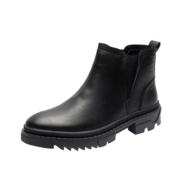 sh10639a Winter high school shoes 2024 men boot without lace high quality shoes for men