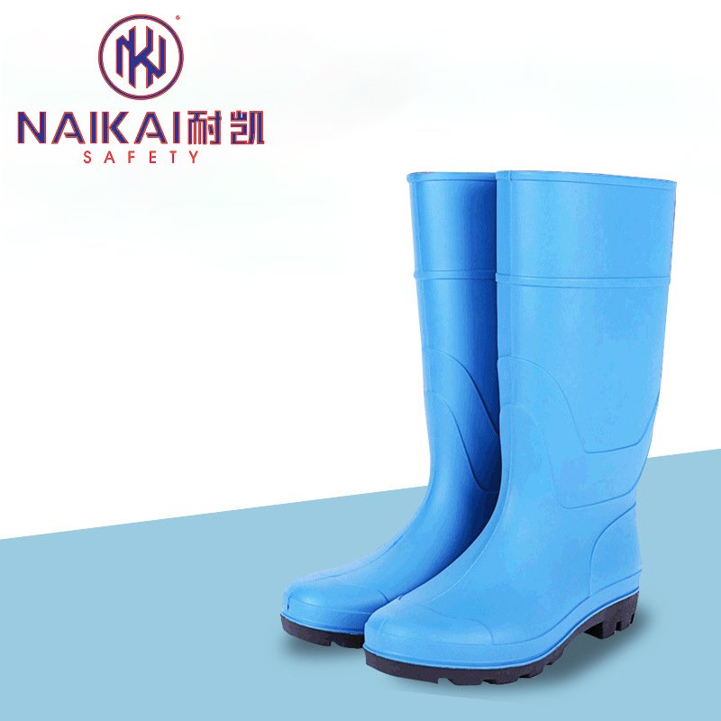 Factory Direct Anti Slip Unisex Plastic PVC Rain Boots Waterproof Woodland Rain Boots White PVC Light Rain Boots