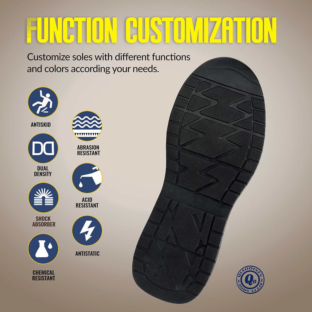 Fashion Lightweight Work Shoe Steel Toe Safety Boots Men's Casual Safety Shoes for Men