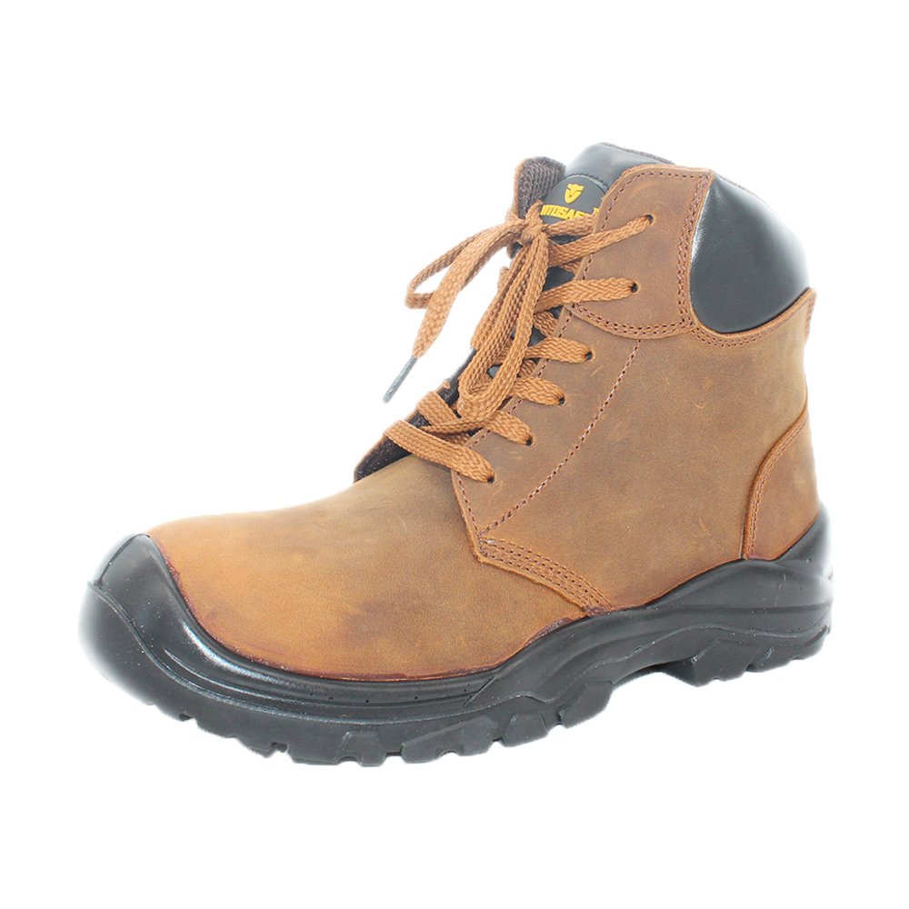 waterproof hunting breathable insulation oil resistant steel toe leather work boots safety shoes