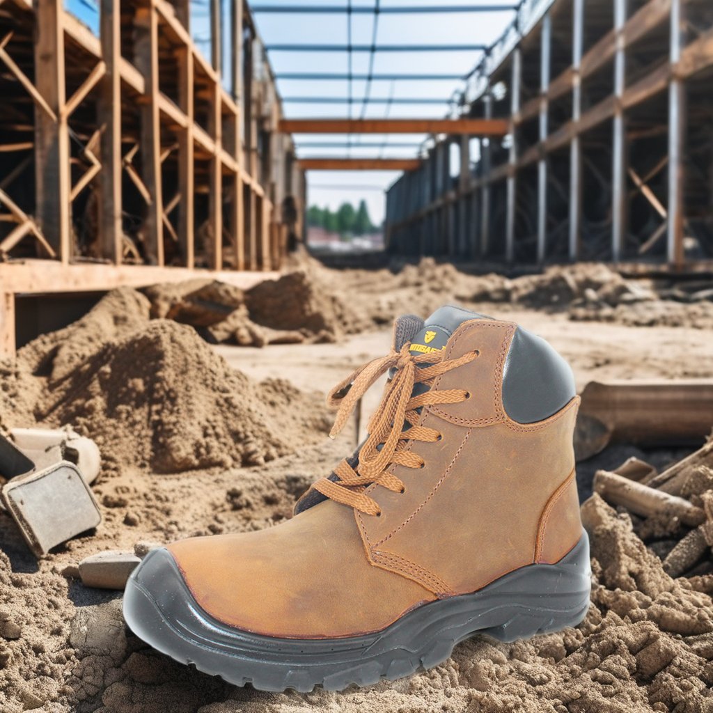 waterproof hunting breathable insulation oil resistant steel toe leather work boots safety shoes
