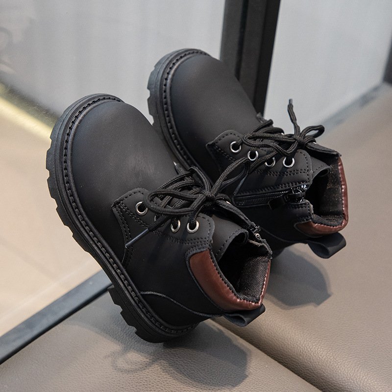 Autumn New Children's Martin Boots Boys Fashion British Style Ankle Boots Hot Selling Girls Walking Shoes For Daily Wear