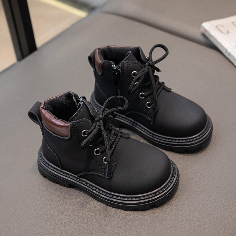 Autumn New Children's Martin Boots Boys Fashion British Style Ankle Boots Hot Selling Girls Walking Shoes For Daily Wear