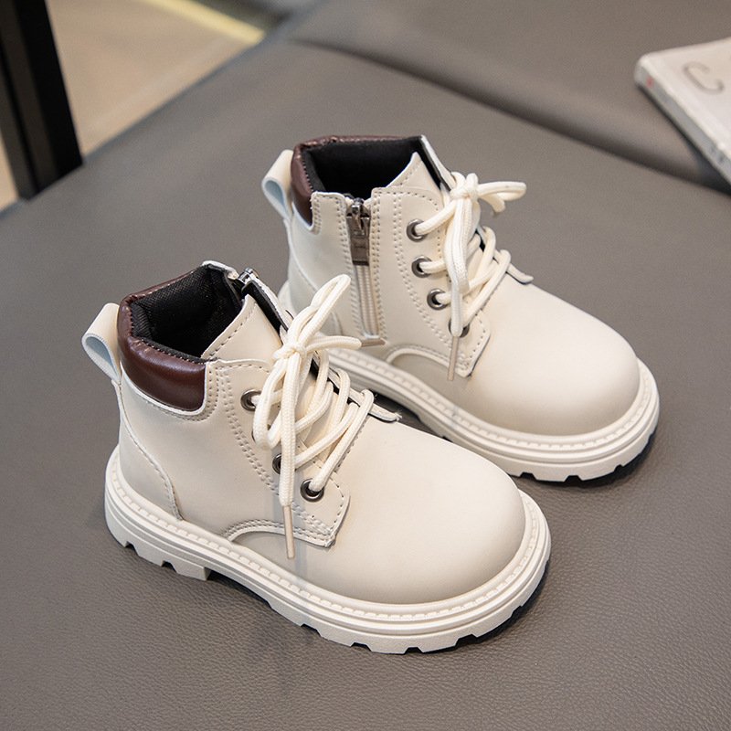 Autumn New Children's Martin Boots Boys Fashion British Style Ankle Boots Hot Selling Girls Walking Shoes For Daily Wear