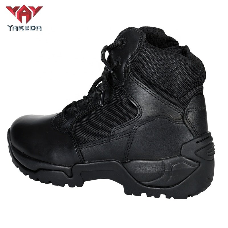 YAKEDA Custom Men Waterproof Botas De Cuero Brown Tactical Combat Tactical Boots