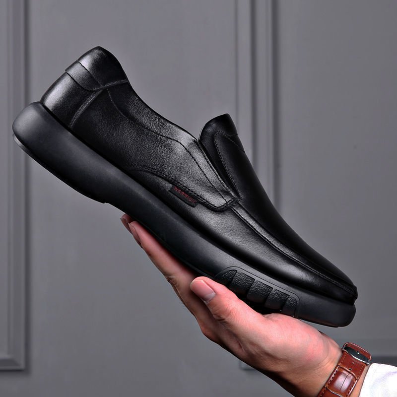 low price pu black brown security boots new styles loafer printed sneakers casual boat waterproof oxfords leather dress shoes