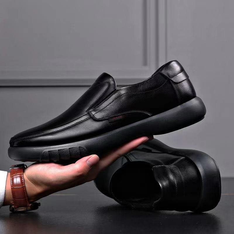 low price pu black brown security boots new styles loafer printed sneakers casual boat waterproof oxfords leather dress shoes