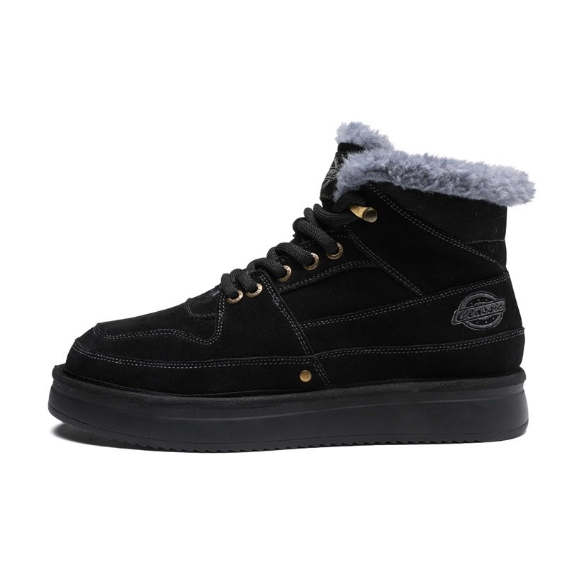 Factory Supply Custom LOGO Service High Top Genuine Leather Men Winter Snow Boots