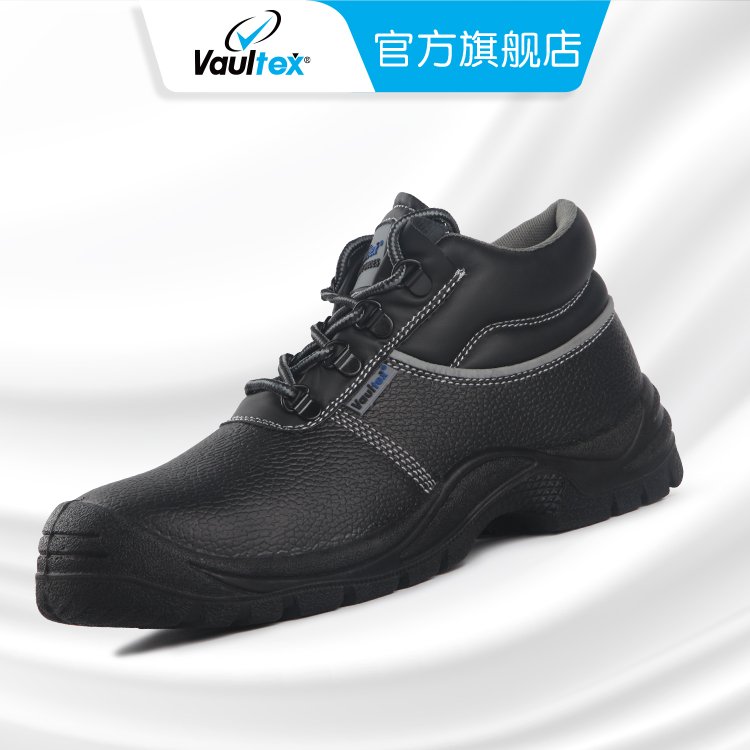 Vaultex Brand Rubber Anti Slip Anti Puncture Anti Smashing Steel Toe Industrial Construction Safety Shoes Boots For Work