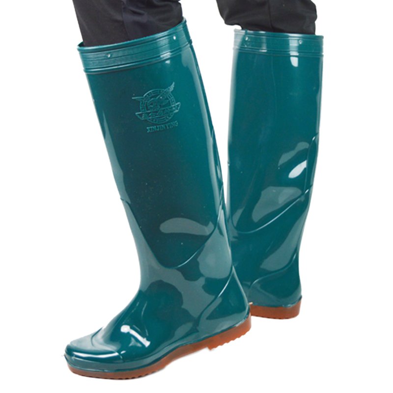Men's shoes high tube knee high rain shoes non slip pants fishing soft soled Rain Boots Work wader