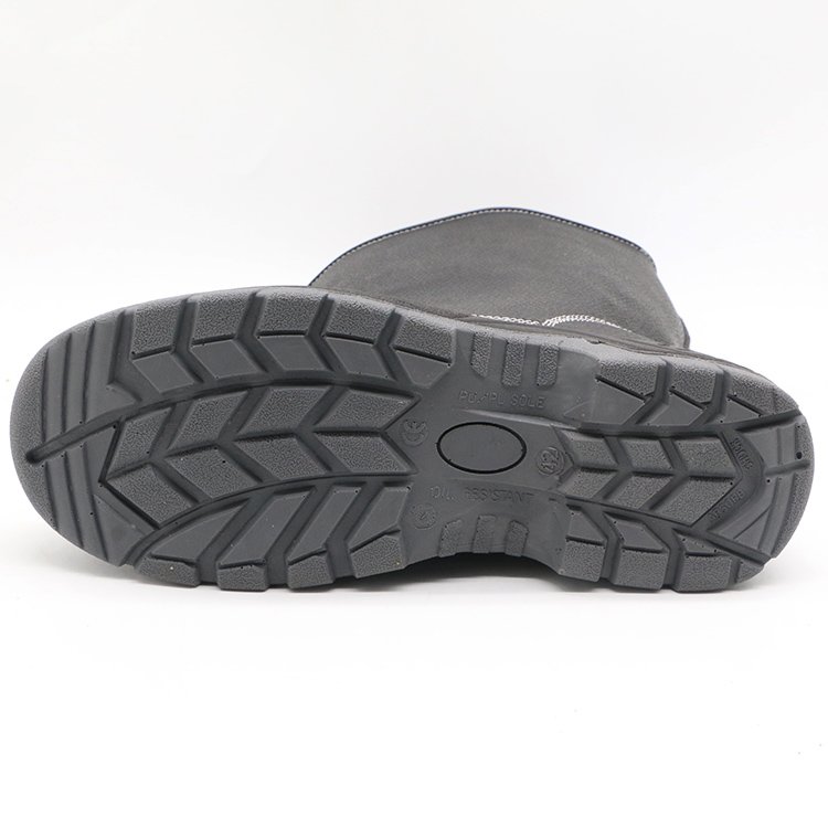 ENTE SAFETY High quality genuine leather work shoes composite toe metal free safety boots pu shoes