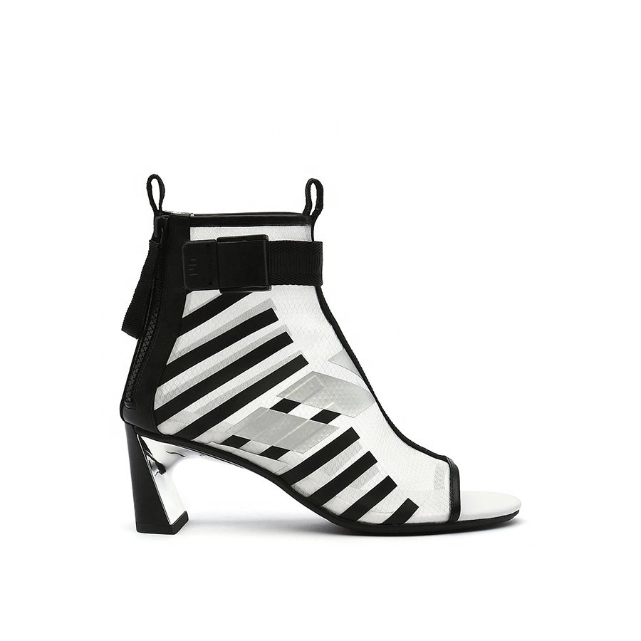 Fish mouth fashion lady boots sandal open toe girls boots heels