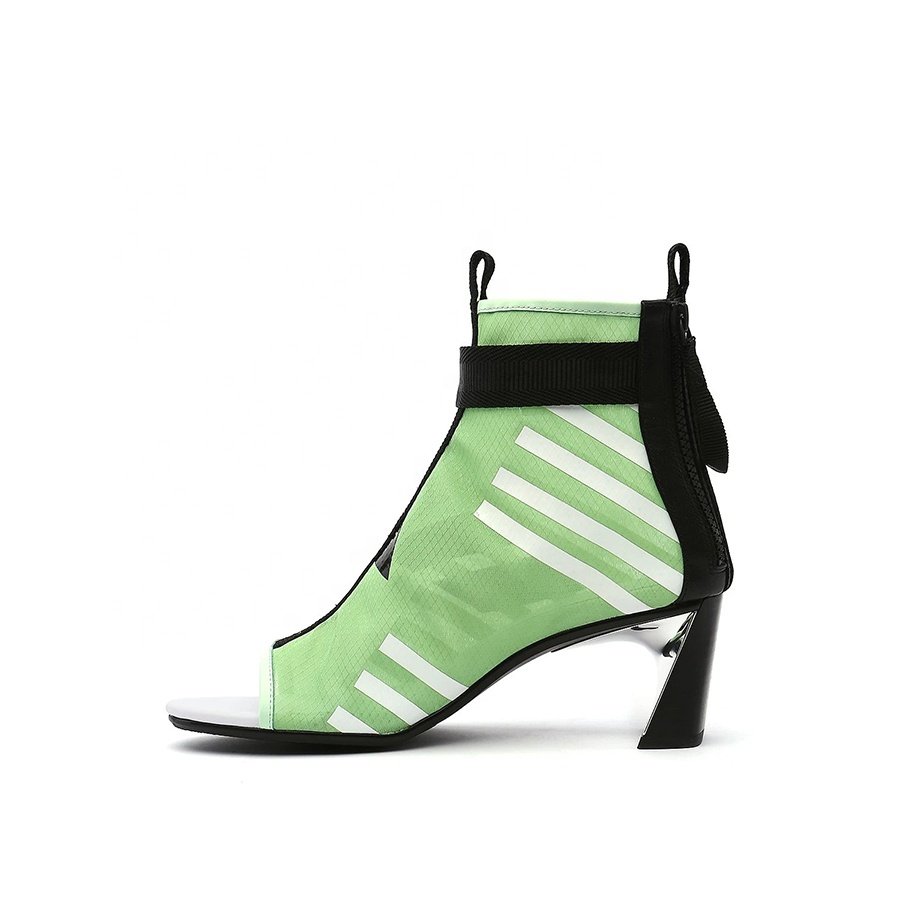 Fish mouth fashion lady boots sandal open toe girls boots heels