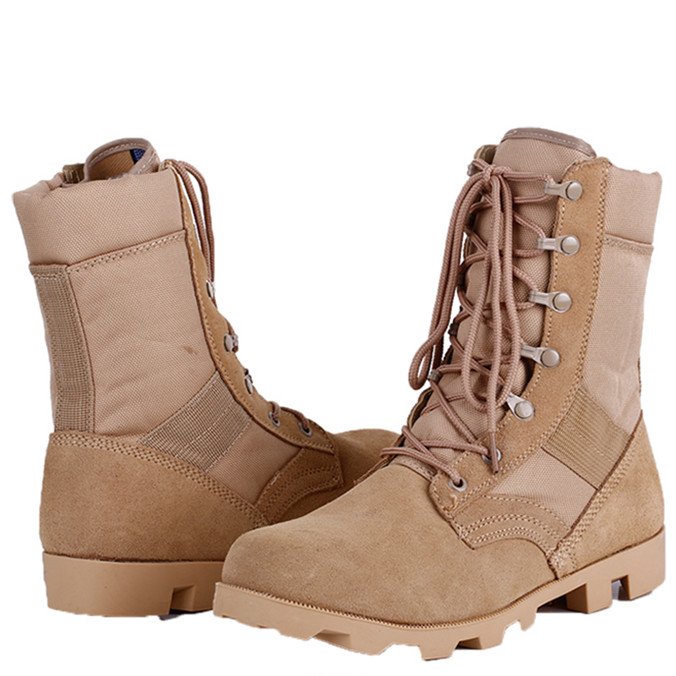 Men's Boots Rubber Sole Boot Genuine Leather boots for man