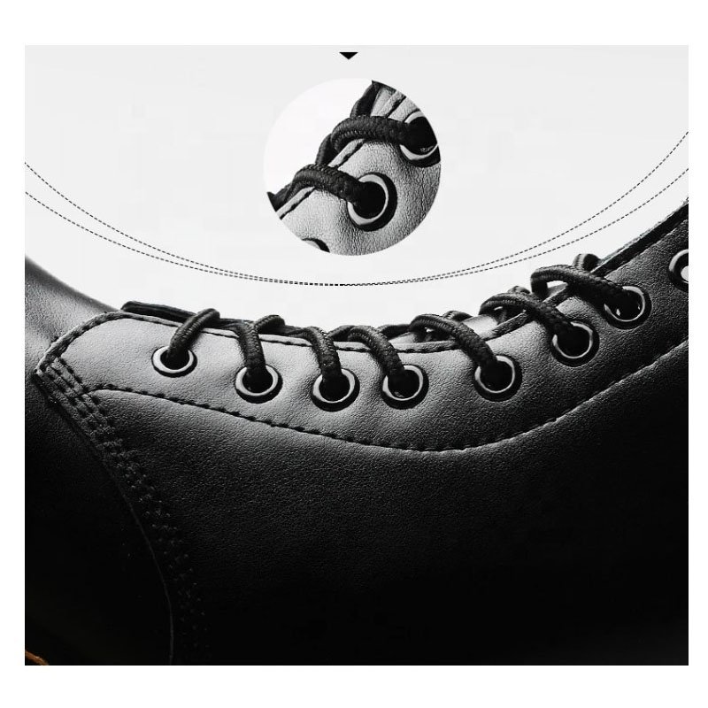 Work Boots Men Soft Lightweight Work genuine leather Boots Comfort Insole Superior Slip Resistant big size unisex ankle boots