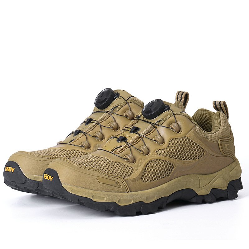 Men's running shoes sport outdoor mountaineering shoes training shoes tactical large tactical boots black