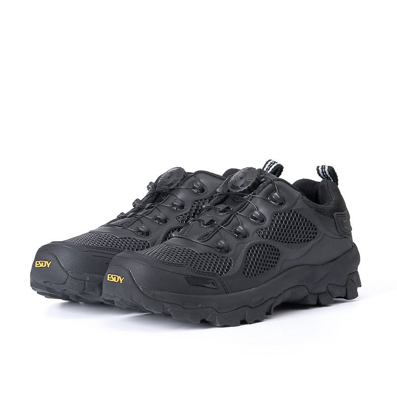 Men's running shoes sport outdoor mountaineering shoes training shoes tactical large tactical boots black