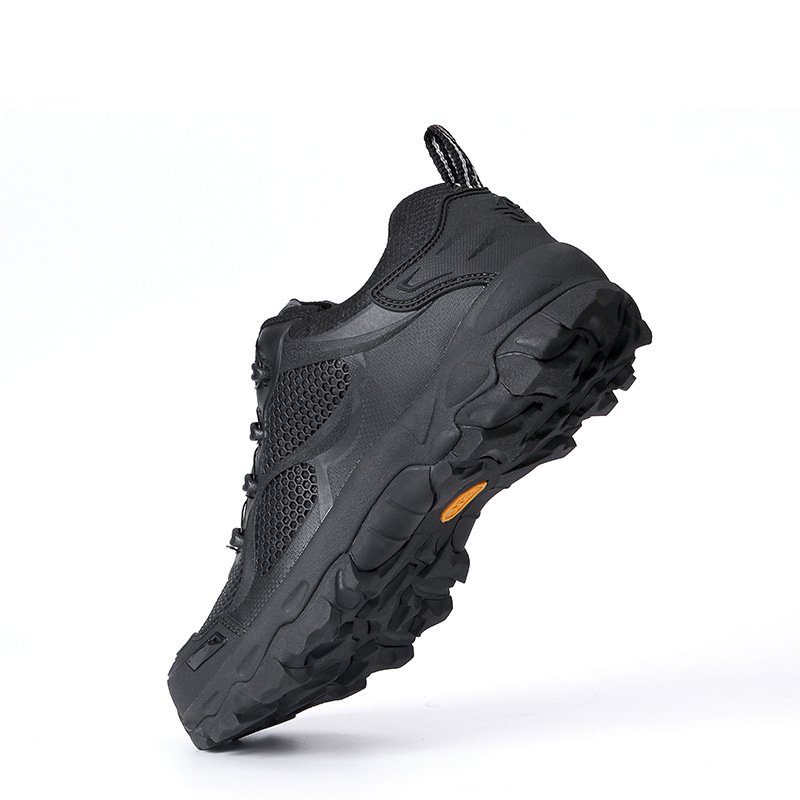 Men's running shoes sport outdoor mountaineering shoes training shoes tactical large tactical boots black